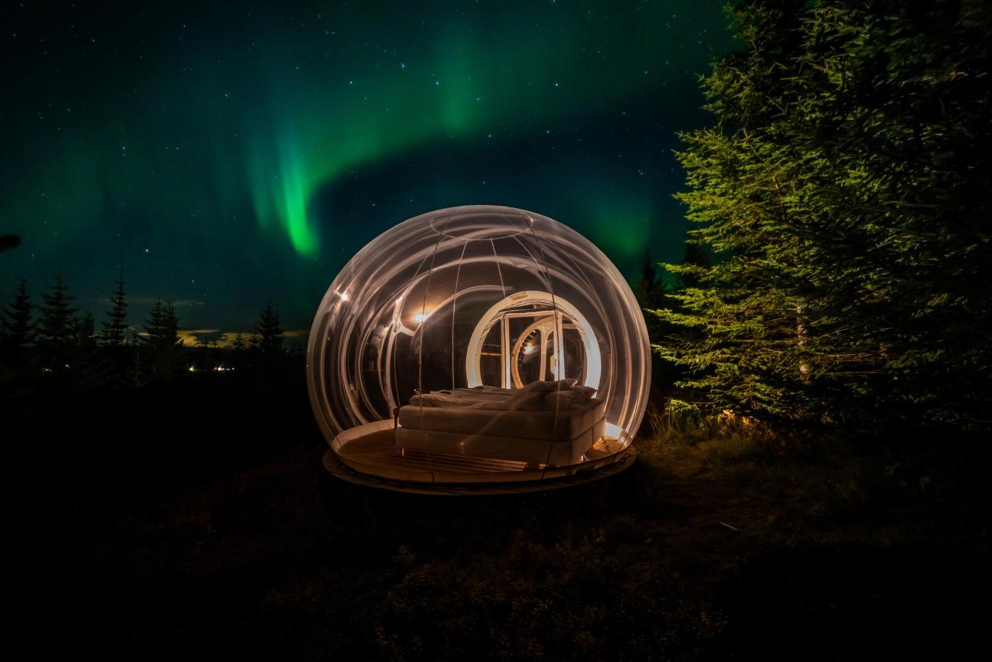 Buubble Hotel - Hrosshagi Сельфосс Екстер'єр фото